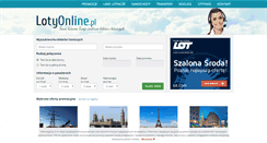 Desktop Screenshot of lotyonline.pl