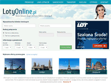 Tablet Screenshot of lotyonline.pl